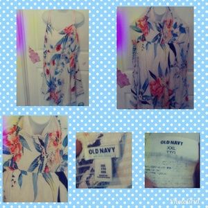 Old Navy floral print skater plus size XXL